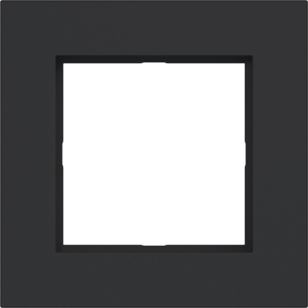 HAGER BOCCHIOTTI - CORNICE 1-POSTO, A.8, NERO OPACO