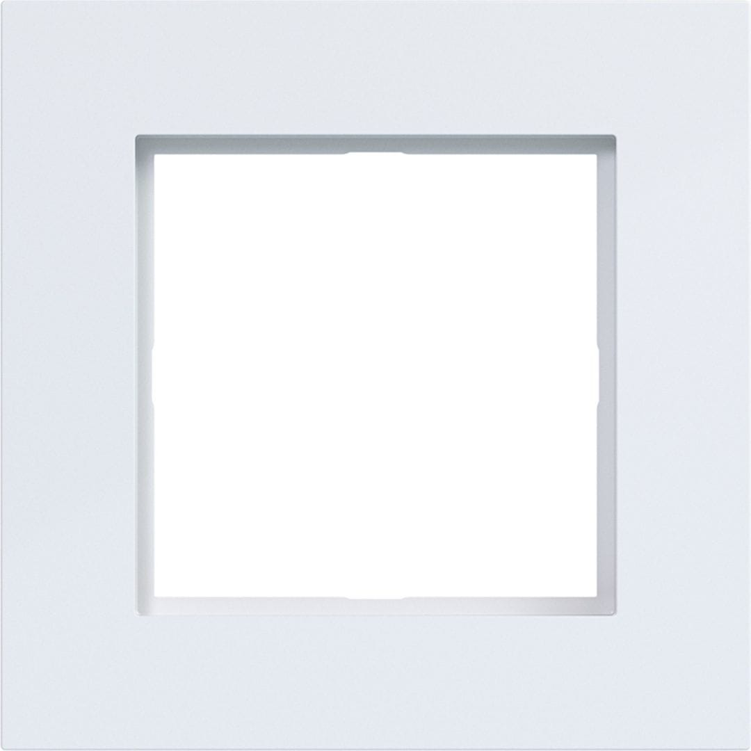 HAGER BOCCHIOTTI - CORNICE 1-POSTO, A.8, BIANCO LUCIDO
