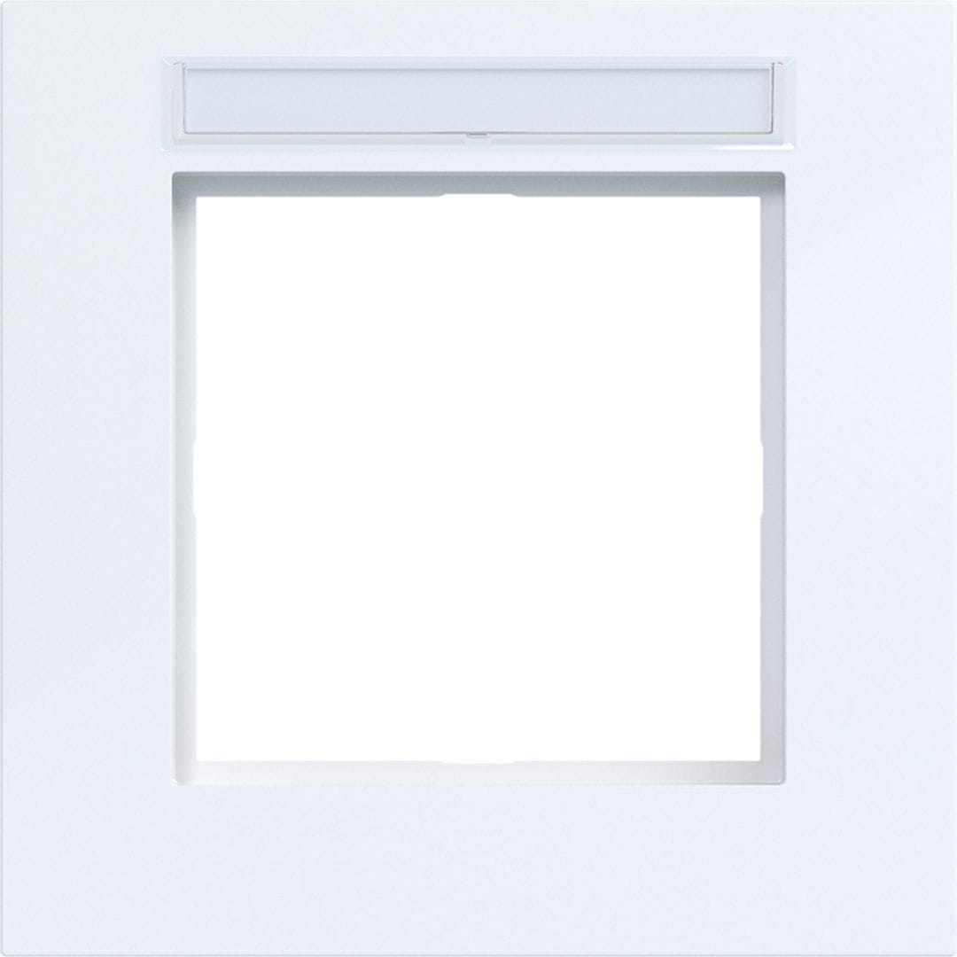 HAGER BOCCHIOTTI - CORNICE 1-POSTO, ETICH A.8, BIANCO LUC