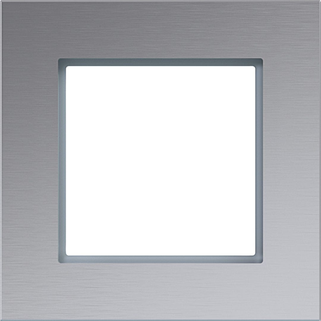 HAGER BOCCHIOTTI - CORNICE LED  1-POSTO, A.8, ALU OPACO,