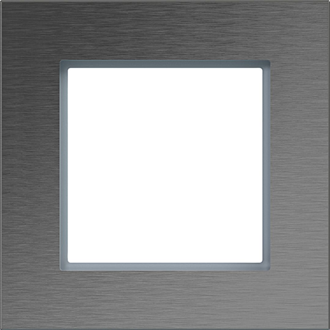 HAGER BOCCHIOTTI - CORNICE LED 1-P A.8 INOX OP MET SPAZ.
