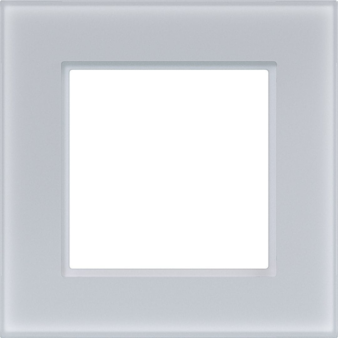 HAGER BOCCHIOTTI - CORNICE LED  1-P, A.8, VETRO BIANCO OP