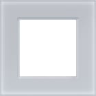 HAGER BOCCHIOTTI - CORNICE LED  1-P, A.8, VETRO BIANCO OP