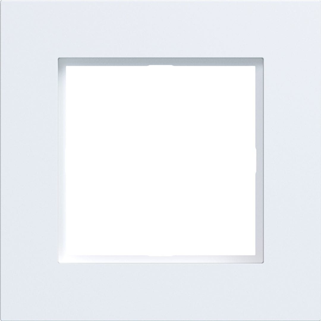 HAGER BOCCHIOTTI - CORNICE LED  1-POSTO, A.8, BIANCO LUCIDO