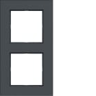 HAGER BOCCHIOTTI - CORNICE 2-POSTI, A.8, ANTR. OPACO