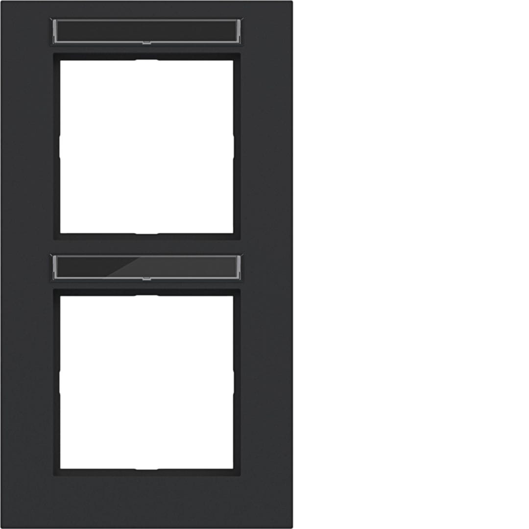 HAGER BOCCHIOTTI - CORNICE 2-P VERT, ETICH A.8, NERO OPACO