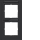 HAGER BOCCHIOTTI - CORNICE 2-P VERT, ETICH A.8, NERO OPACO