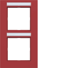 HAGER BOCCHIOTTI - CORNICE 2-P VERT, ETICH A.8, ROSSO LUC