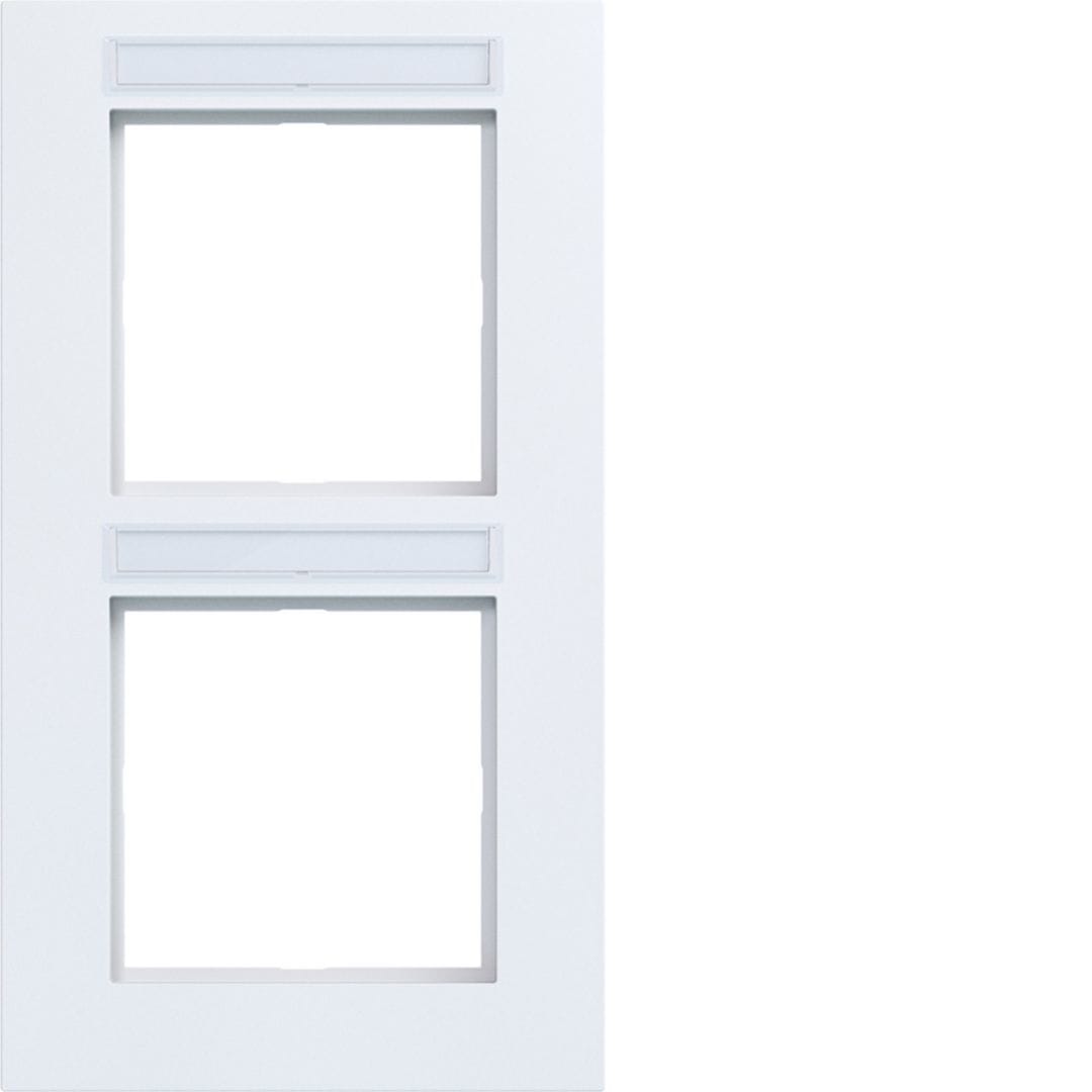 HAGER BOCCHIOTTI - CORNICE 2-P VERT, ETICH A.8, BIANCO OP