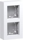 HAGER BOCCHIOTTI - SCATOLA 2-P PIATTO PARETE A.8 B LUC