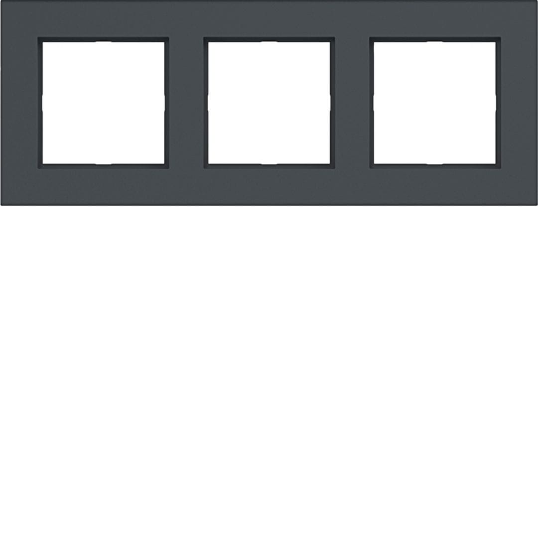 HAGER BOCCHIOTTI - CORNICE 3-POSTI, A.8, ANTR. OPACO