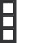 HAGER BOCCHIOTTI - CORNICE 3-P VERT, ETICH A.8, NERO OPACO