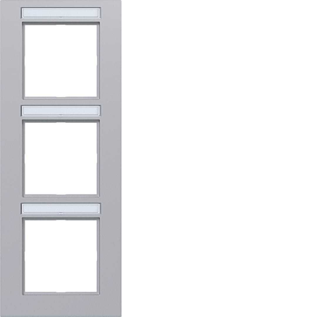 HAGER BOCCHIOTTI - CORNICE 3-P VERT, ETICH A.8 TITANIO MET