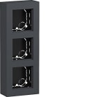 HAGER BOCCHIOTTI - SCATOLA 3-P PIATTO PARETE A.8 ANT OP