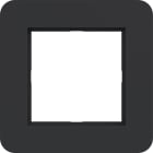 HAGER BOCCHIOTTI - CORNICE LED 1-POSTO, C.8, NERO OPACO