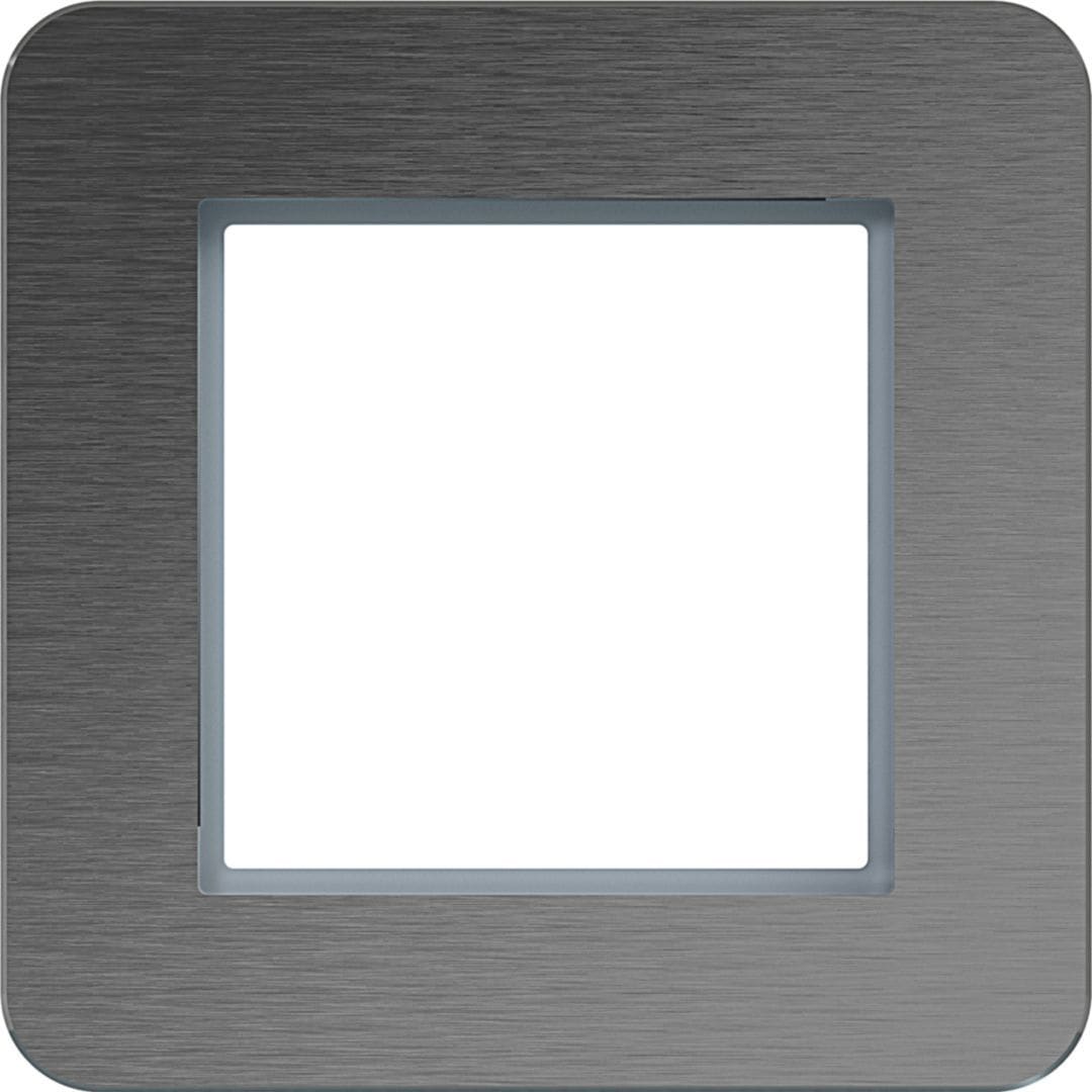 HAGER BOCCHIOTTI - CORNICE LED 1-P C.8 INOX OP MET SPAZ.