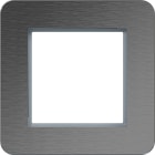 HAGER BOCCHIOTTI - CORNICE LED 1-P C.8 INOX OP MET SPAZ.