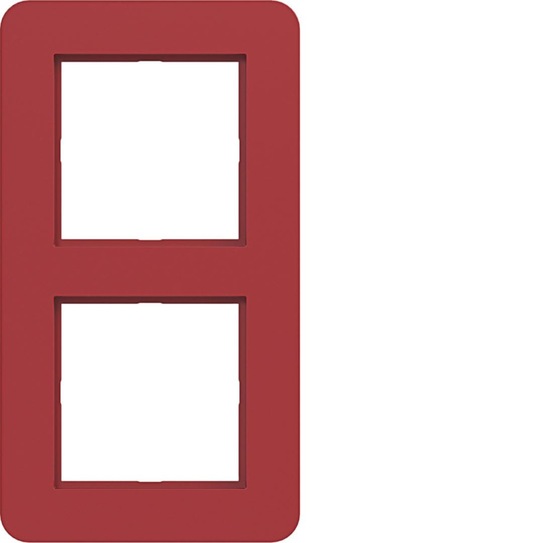 HAGER BOCCHIOTTI - CORNICE 2-POSTI, C.8, ROSSO LUCIDO