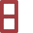 HAGER BOCCHIOTTI - CORNICE 2-POSTI, C.8, ROSSO LUCIDO