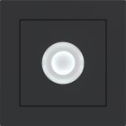 HAGER BOCCHIOTTI - PULS. E10 LUCE SCALE VITE A.1 NERO OP