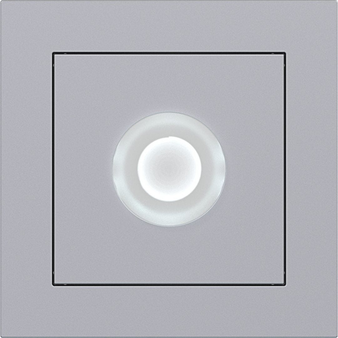 HAGER BOCCHIOTTI - PULS. E10 LUCE SCALE VITE A.1 TIT MET