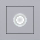 HAGER BOCCHIOTTI - PULS. E10 LUCE SCALE VITE A.1 TIT MET