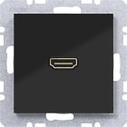 HAGER BOCCHIOTTI - PRESA HDMI CONNESS.90 A.X/C.X NERO LUC