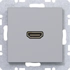 HAGER BOCCHIOTTI - Presa HDMI conness. 90° Ax/Cx tit met