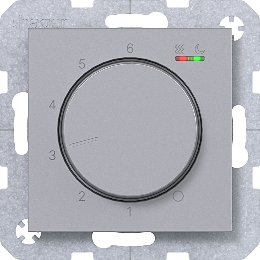 HAGER BOCCHIOTTI - TERMOST. RISC. 230V/16A A.X/C.X TIT MET
