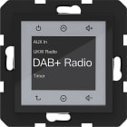HAGER BOCCHIOTTI - RADIO TOUCH DAB+ A.X/C.X NERO LUC