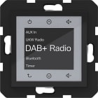 HAGER BOCCHIOTTI - RADIO TOUCH DAB + BLE A.X/C.X NERO LUC