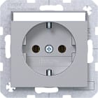 HAGER BOCCHIOTTI - PR.SCHUKO ETICH PLUG-IN A.X/ TITANIO MET