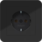 HAGER BOCCHIOTTI - PRESA SCHUKO+COP., PLUG-IN, C.1 NERO LUC