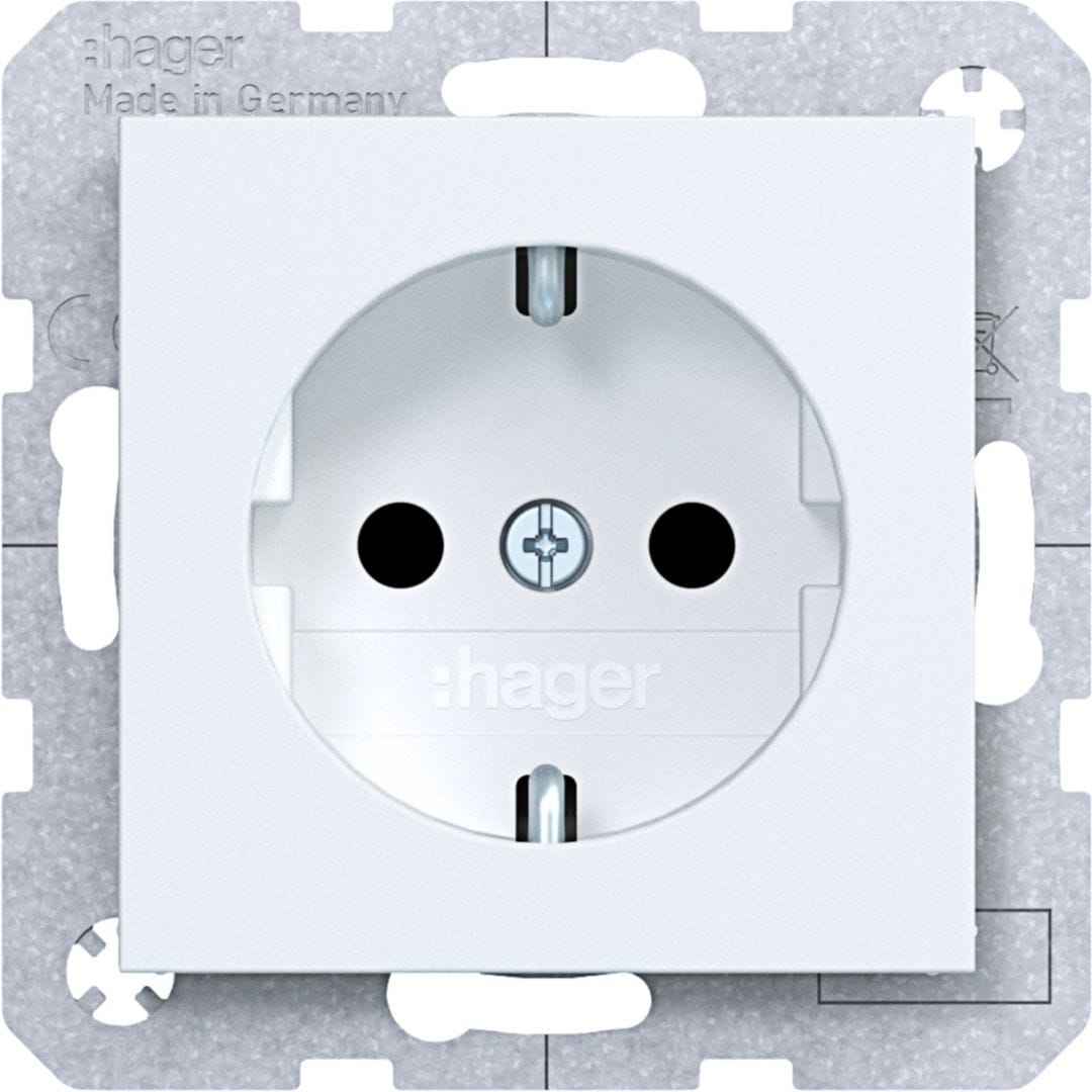 HAGER BOCCHIOTTI - PR.SCHUKO SHUTTER PLUG-IN AX/CX B OP