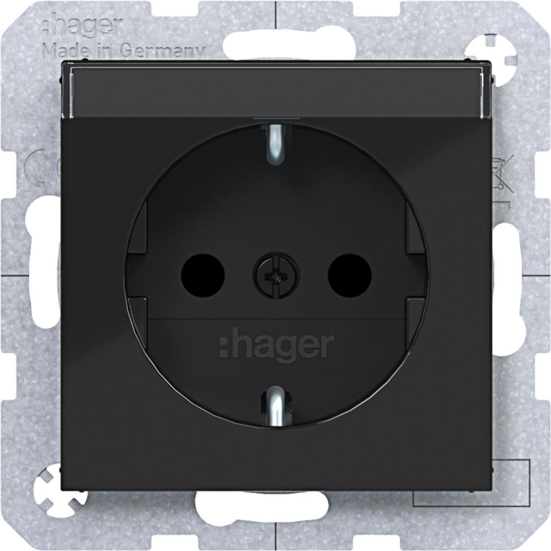 HAGER BOCCHIOTTI - PR.SCHUKO ETCH SHUTTER PLUGIN AX/CX N LU