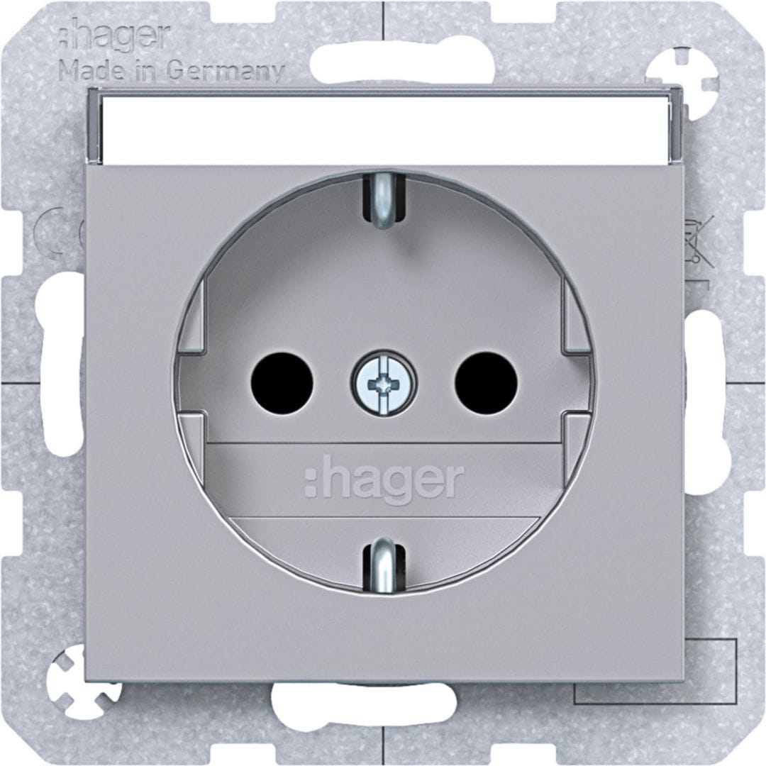 HAGER BOCCHIOTTI - PR.SCHUKO ETICH SHUTTER PLUGIN AX/CX TIT