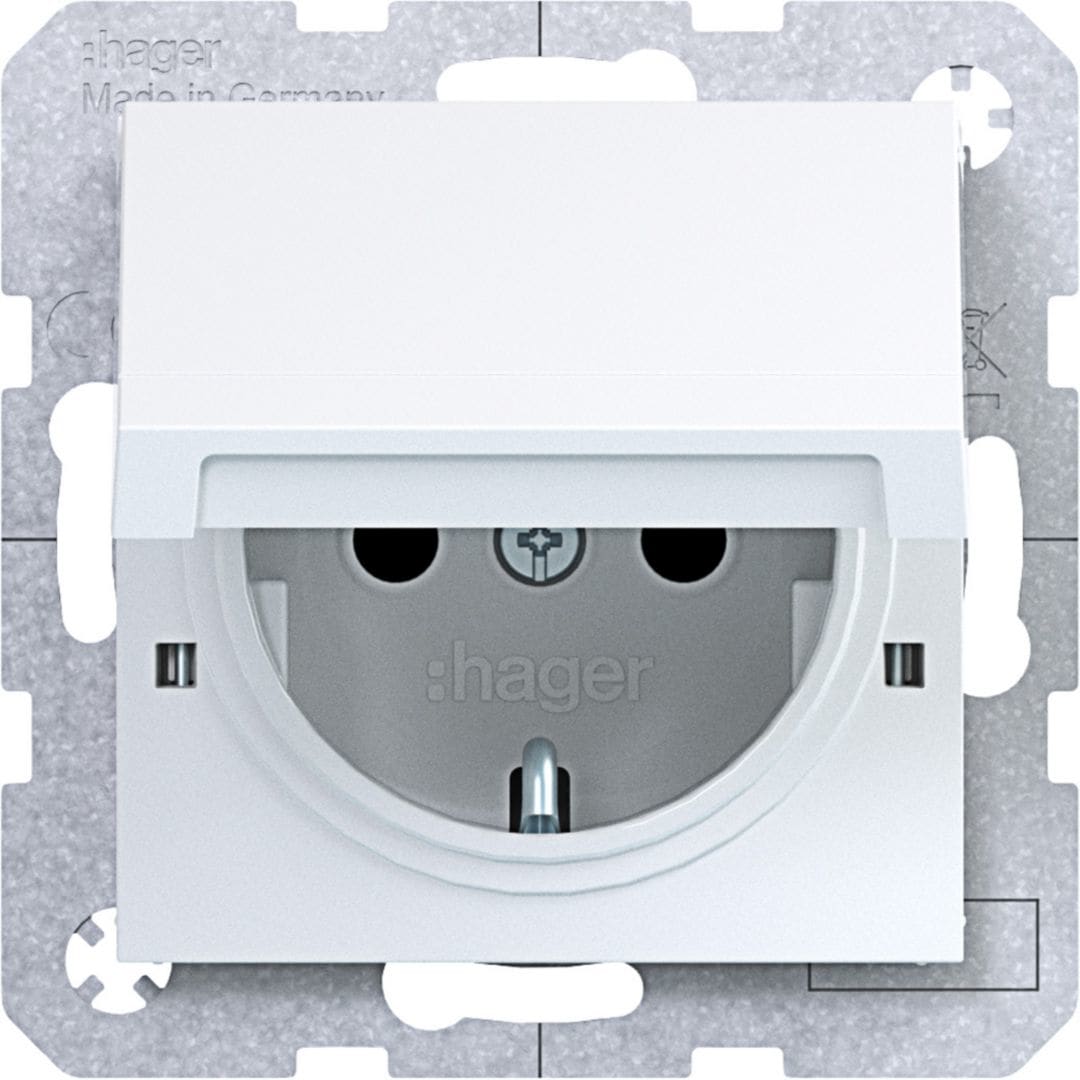 HAGER BOCCHIOTTI - PR.SCHUKO BLOC SHUTTER PLUGIN AX/CX B LU