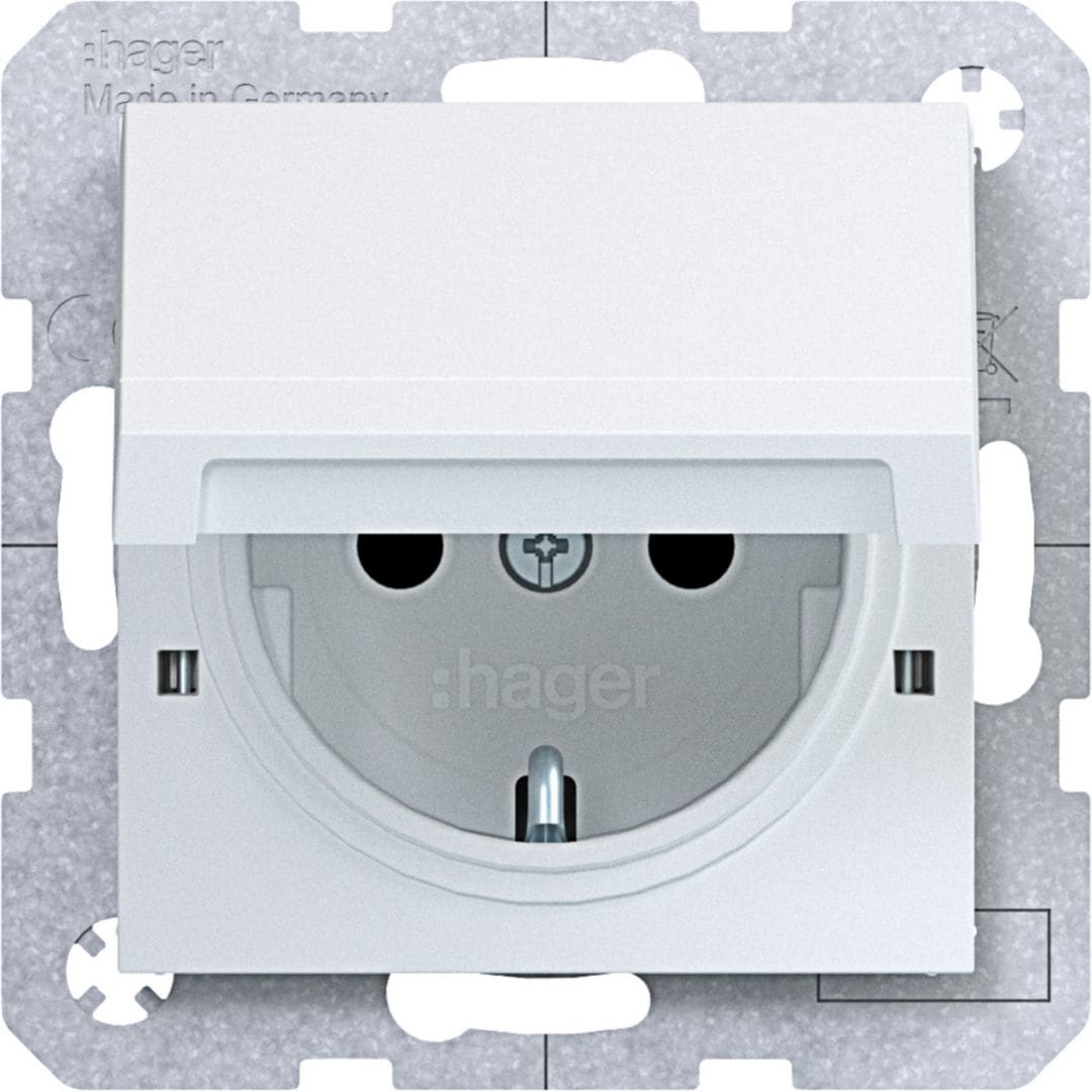 HAGER BOCCHIOTTI - PR.SCHUKO BLOC SHUTTER PLUGIN AX/CX B OP