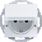 HAGER BOCCHIOTTI - Pr.SCHUKO coperch bloc.45°A.x/C.x antr