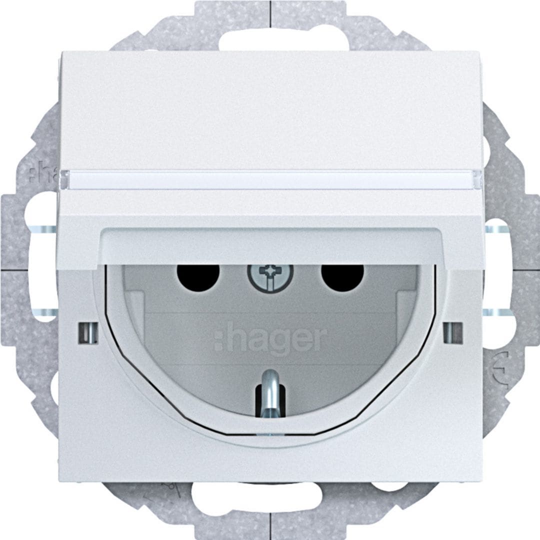 HAGER BOCCHIOTTI - PR.SCHUKO COP. BLOCC ETICH, AX/CX BI OP