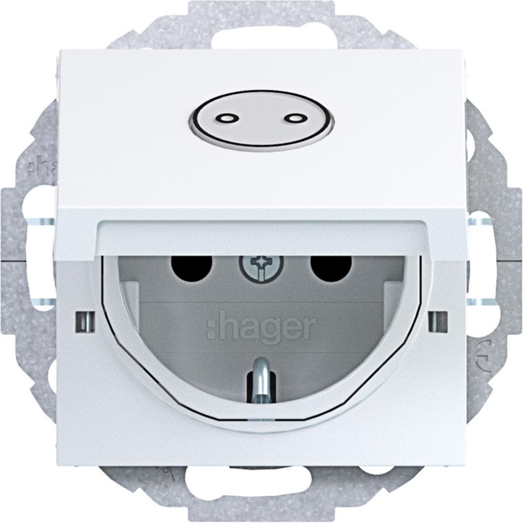 HAGER BOCCHIOTTI - PR.SCHUKO TATTILE, SHUTTER AX/CX BI LUC