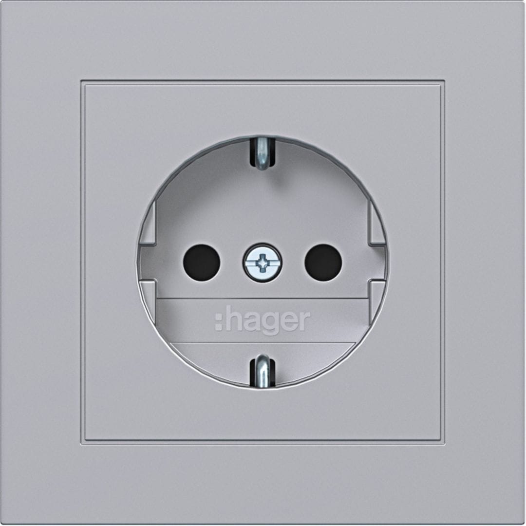 HAGER BOCCHIOTTI - PR.SCHUKO+COP SHUTTER PLUG-IN A.1 TIT