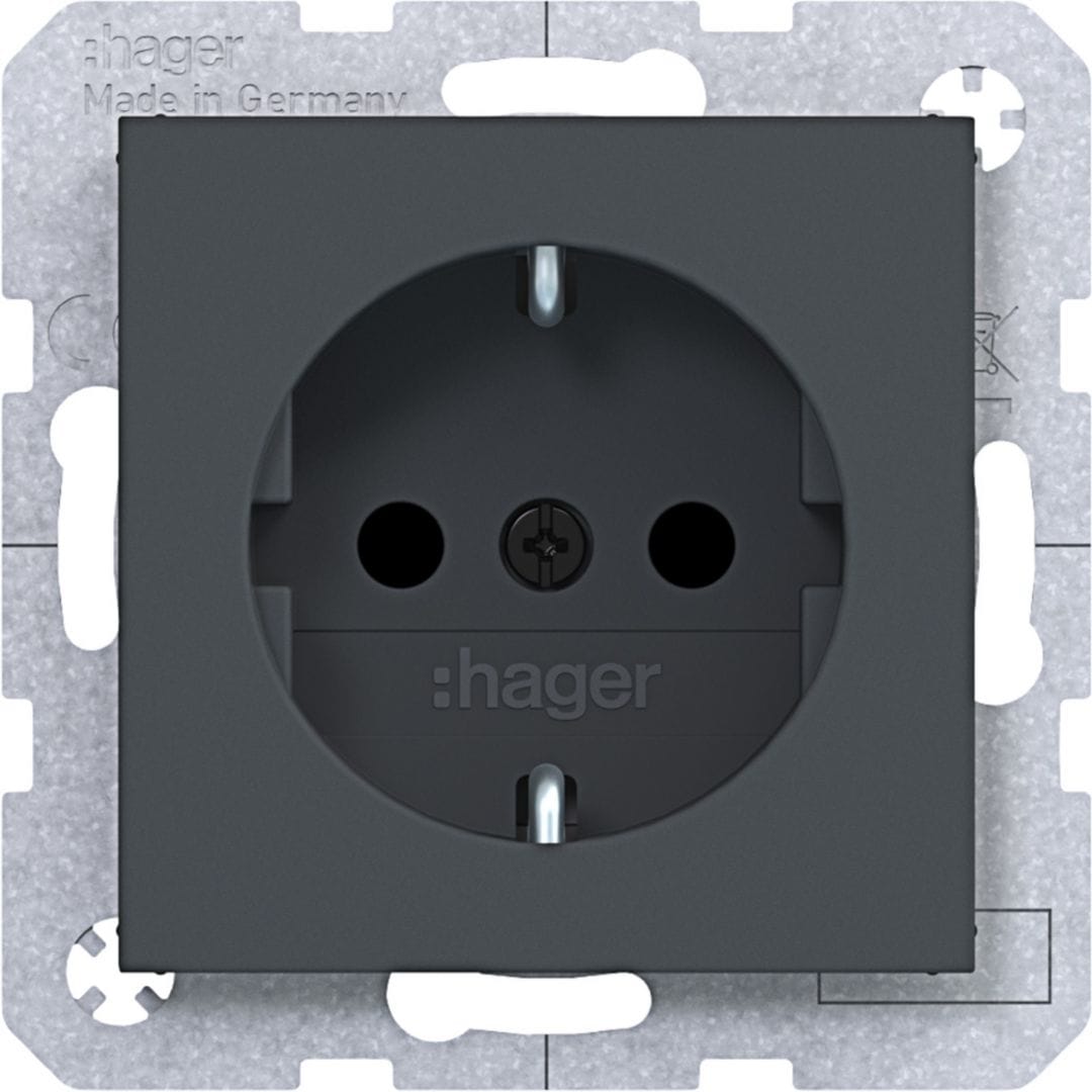 HAGER BOCCHIOTTI - PR.SCHUKO SHUTTER VITE AX/CX ANT