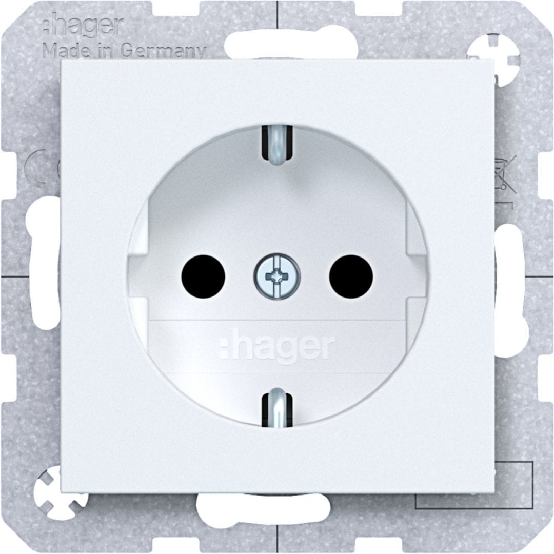 HAGER BOCCHIOTTI - PR.SCHUKO SHUTTER VITE AX/CX B OP