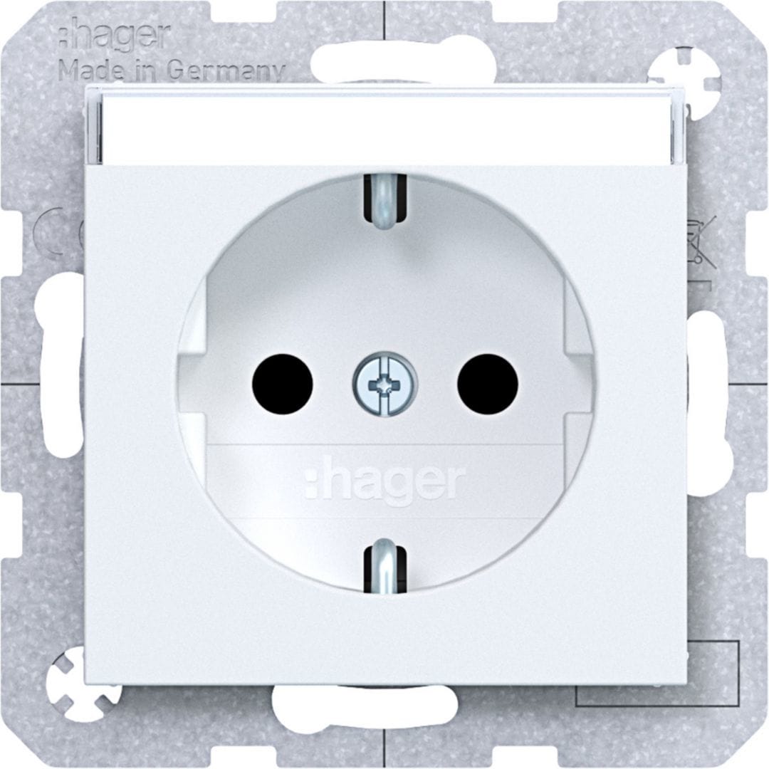 HAGER BOCCHIOTTI - PR.SCHUKO ETICH SHUTTER VITE AX/CX BI OP