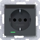 HAGER BOCCHIOTTI - PR.SCHUKO LED CTR ETCH VITE AX/CX ANTR