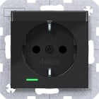 HAGER BOCCHIOTTI - PR.SCHUKO LED CTR ETCH VITE AX/CX NRO LU