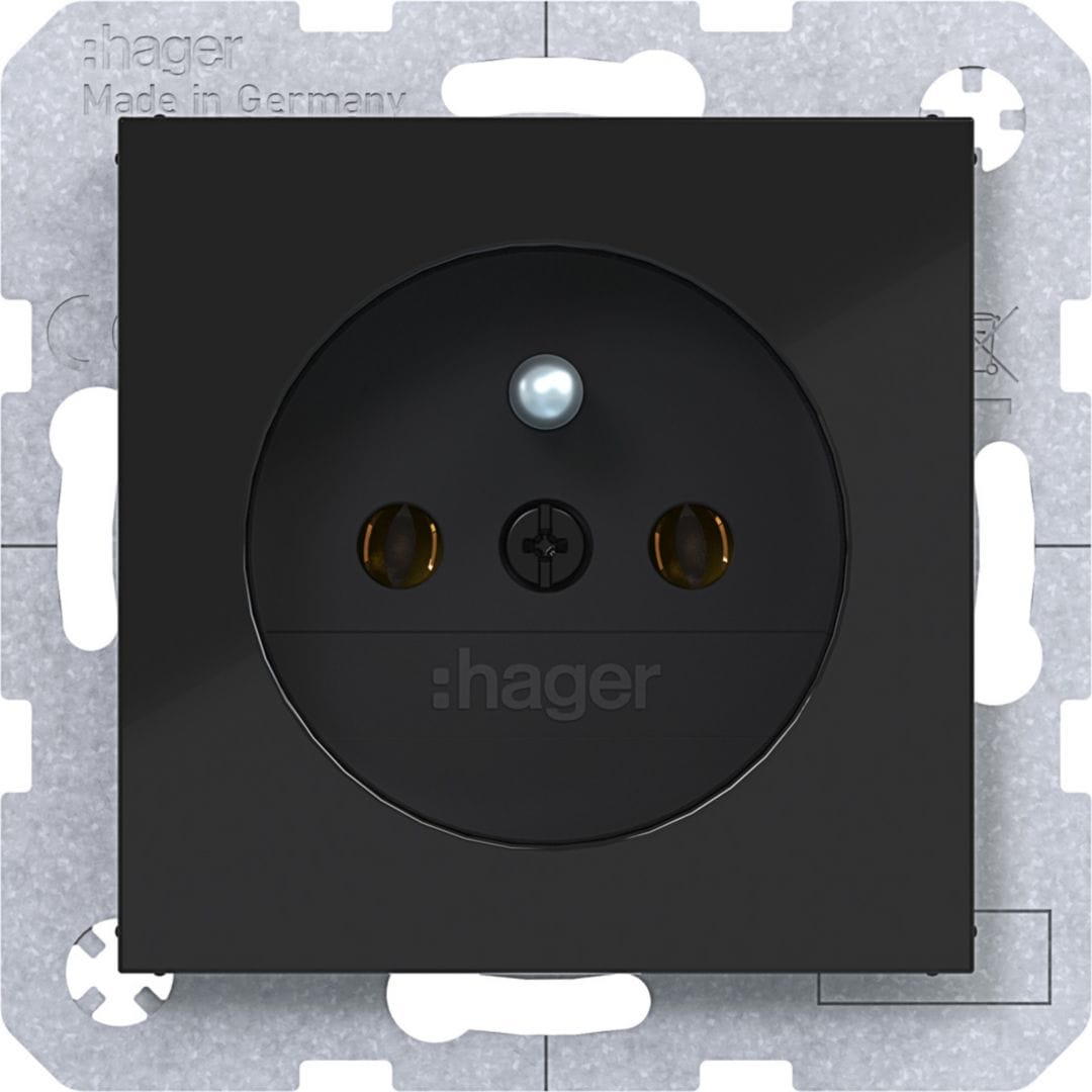 HAGER BOCCHIOTTI - PRESA+SPINOTTOT PLUG-IN A.X/ C.X NRO LU
