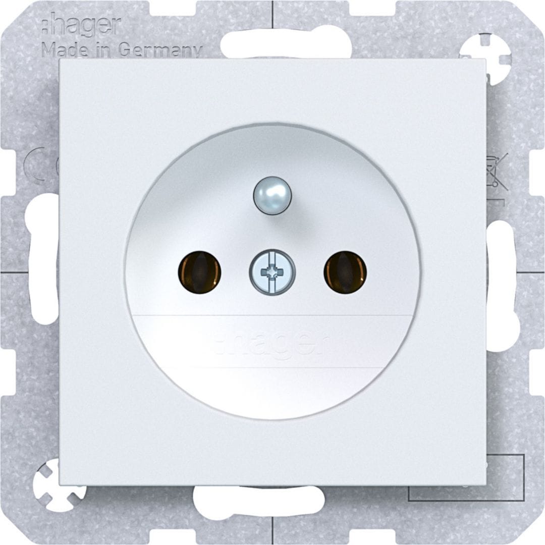 HAGER BOCCHIOTTI - PRESA+SPINOTTOT PLUG-IN A.X/ C.X BIAN OP
