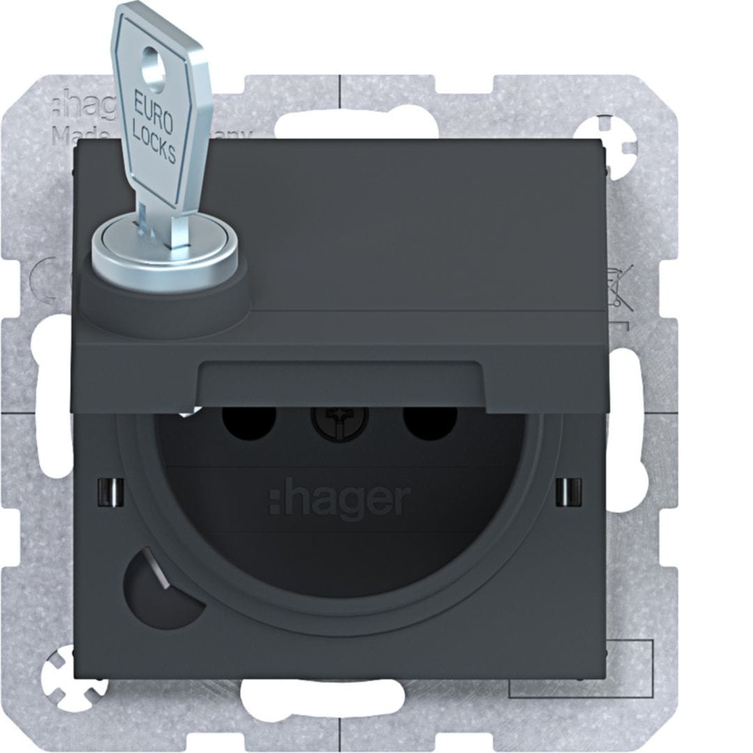 HAGER BOCCHIOTTI - COP. BL. PR.SPNTTOT PLUGIN AX/CX ANT.